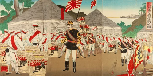 Triumphal Return of Victorious Japanese Imperial Army from Asan
